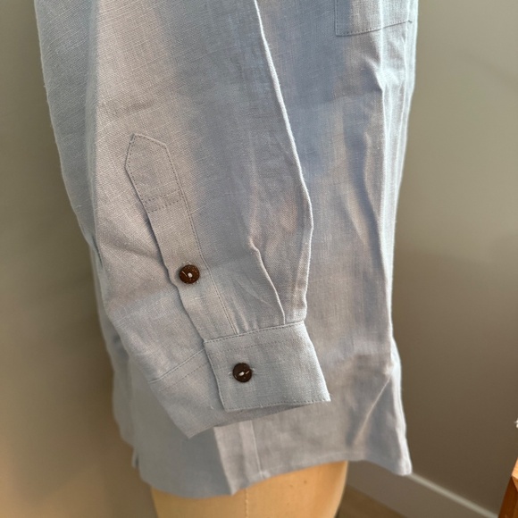 Linen Button Up Shirt - Picture 5 of 6
